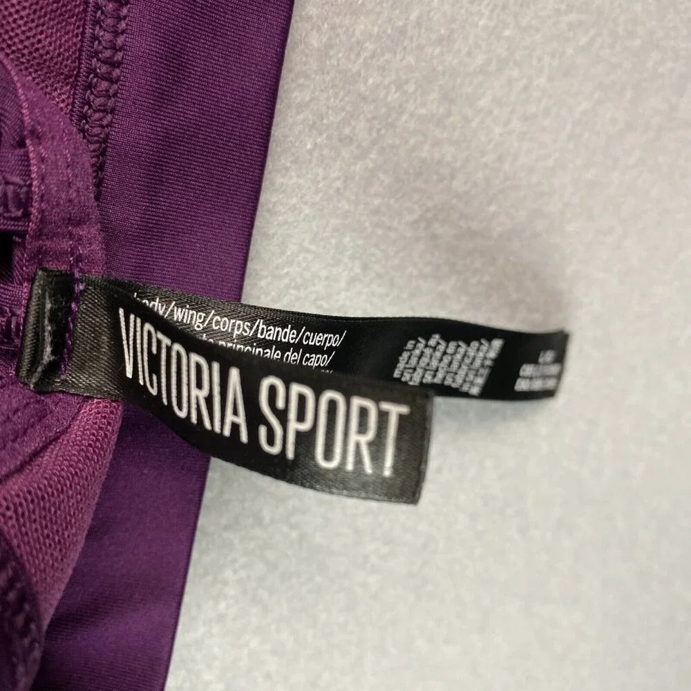 Victoria’s Secret Sport Lilac Racerback Back Sports Bra Sz L No Padding Gym Yoga - Picture 6 of 9